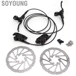 Soyoung Disc Brake Lever Set  Bike Disc Brake Kit Front Rear Caliper 29in Disc Brakes  for Electric Bicycle