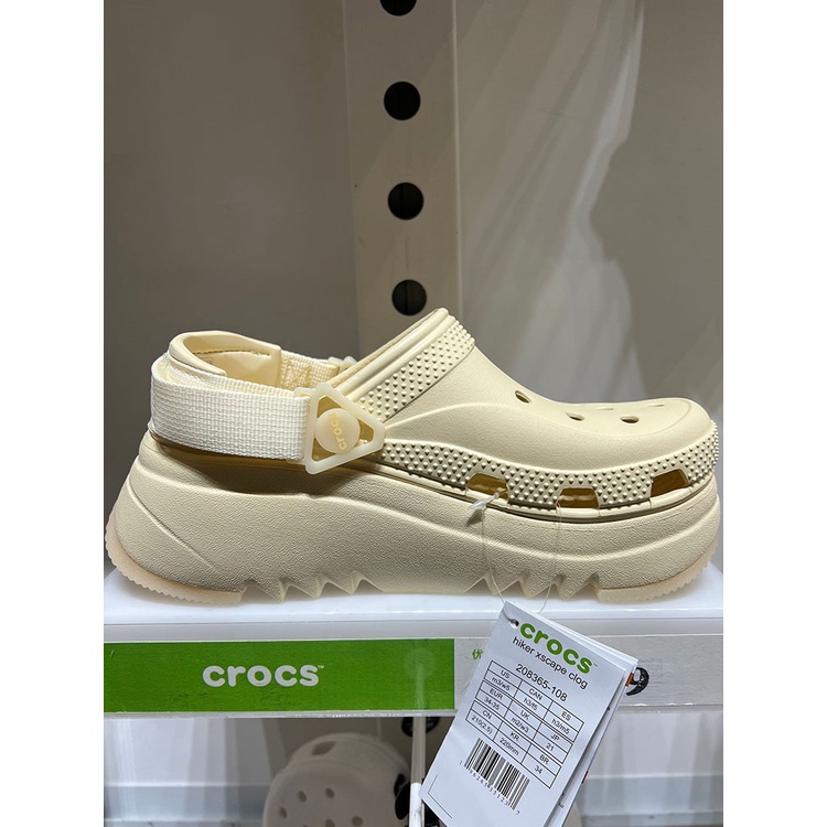 croc แท้  Hiker Xscape clog รองเท้าใส่ไปทะเล รองเท้าพื้นหนา#208365