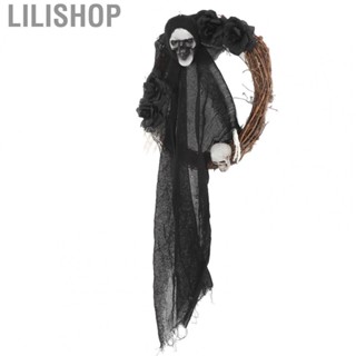 Lilishop Ghost Door Hanging Decoration Rope Loop Design Horror Party Ghost Ornaments for Costume Ball