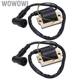 Wowowi Engine Ignition Coil  Professional 2 PCS Low Fuel Consumption Rust Proof Ignition Coil  for Motorcycle