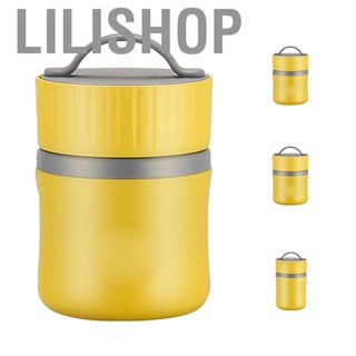 Lilishop Insulation Soup Cup Porridge  Sealed Breakfast Lunch Box Gift 304 Stainless Steel