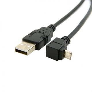 Xiwai สายชาร์จ Micro USB ตัวผู้ เป็น USB 90 องศา 100 ซม. สําหรับโทรศัพท์มือถือ แท็บเล็ต