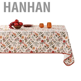 Hanhan Holiday Tablecloth   Resistant Furniture Protection Modern Table Cloth  for Cafe