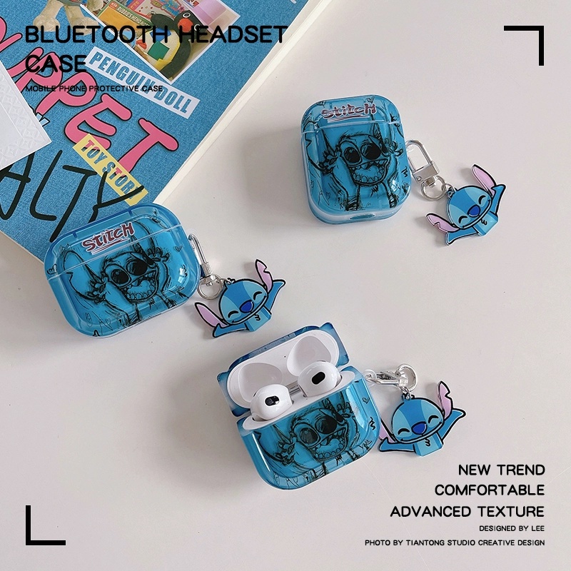 Luken เคสหูฟังบลูทูธไร้สาย ซิลิโคนนิ่ม ลายสเก็ตช์ LUKEN สําหรับ Apple Airpods Pro2 Airpods3 iPod Pro