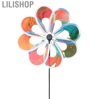 Lilishop Kid Wind Spinner  60cm Height 45cm Rod Glass Brazing Rod Wind Spinner Beautiful 30cm Diameter  for Yard