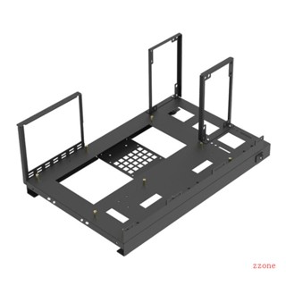 Zzz กรอบอลูมิเนียม GPU สําหรับขุดเหมืองบิตคอยน์ สกุลเงิน