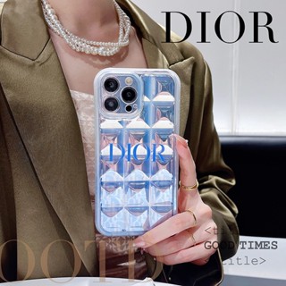 เคสป้องกันโทรศัพท์มือถือชุบเงิน ลายเพชร 3D สองด้าน สําหรับ iPhone 14 12 13 Pro Max