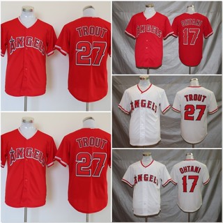 เสื้อกีฬาเบสบอล แขนสั้น ลายทีม Angels Jersey 2717 Fan Elite Edition