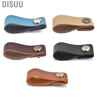 Disuu Artificial Leather Luggage Handle Single Hole Cabinet Pull For Door Wardrobe MP