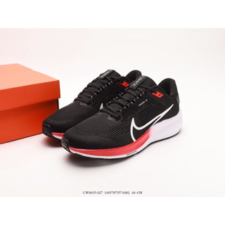 Nike AIR ZOOM PEGASUS 40 รองเท้าวิ่งลําลอง ผ้าตาข่าย ระบายอากาศ ดูดซับแรงกระแทก สําหรับคู่รัก