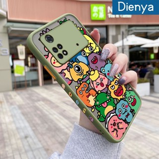 เคสโทรศัพท์มือถือ ซิลิโคนนิ่ม ใส กันกระแทก ลายการ์ตูนมอนสเตอร์ สําหรับ Xiaomi Poco X4 Pro 5G Poco M4 Pro Poco C40