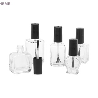 [HBMR] ขวดแก้วเปล่า แบบใส สําหรับใส่น้ํายาทาเล็บเจล