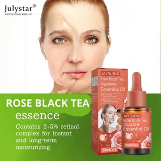 JULYSTAR Rose Black Tea Squalane Essence ลดเลือนริ้วรอยยกเส้นและต่อต้านริ้วรอย