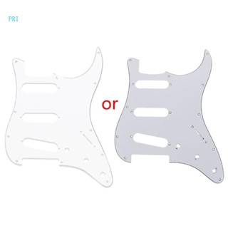 Pri แผ่นกันรอยขีดข่วน สีขาว สําหรับ Shell Pickguard 3 Ply