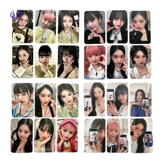 Qjf อัลบั้มเซลฟี่ KPOP IVE I AM การ์ดโลโม่สองด้าน WonYoung YuJin 6 ชิ้น ต่อชุด