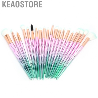 Keaostore 20pcs Facial Makeup Brush Set Eyeshadow Blusher  Tools