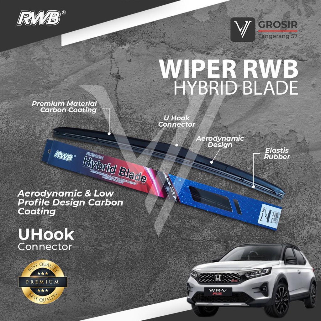 HONDA WRV RS 2022 HYBRID RWB WIPER PAIR 2 ชิ้น