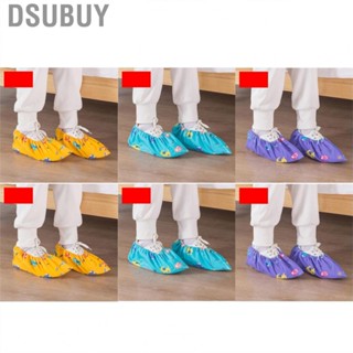 Dsubuy Shoe Covers Cartoon Dinosaur Nonslip Breathable Dustproof Lengthened Edge Reusable Washable Boot