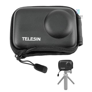 Telesin กระเป๋าเคสใส่กล้องดิจิทัล กึ่งเปิด แบบพกพา สําหรับกล้องดิจิทัล DJI Osmo Action3 Came-6.19