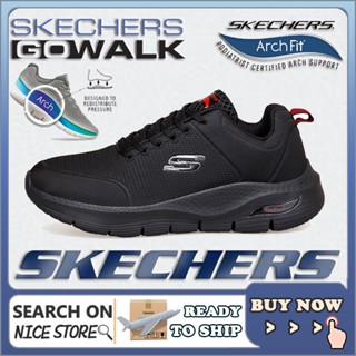 [รองเท้าผ้าใบผู้ชาย คุณภาพดี] Skechers_ Go-Walk ARCH-Fit รองเท้าผ้าใบกลางแจ้ง / ใส่สบาย / ระบายอากาศ / กีฬา / รองเท้าเดินสบาย ๆ