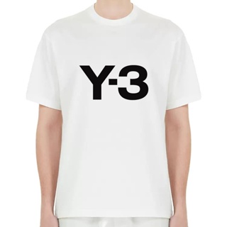 Y-3 Yohji Yamamoto 23SS เสื้อยืดแขนสั้นลําลอง ทรงหลวม ลาย City Reflection Y3 สําหรับผู้ชาย ผู้หญิง