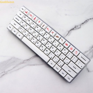 Godd ปุ่มกดคีย์บอร์ด PBT ย้อมสี สําหรับคีย์บอร์ด Mechanical 12 ชิ้น