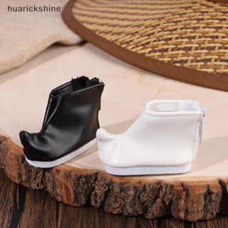 Huarickshine^^ รองเท้าบูท หนัง PU สไตล์โบราณ อุปกรณ์เสริม สําหรับตุ๊กตา 1 คู่