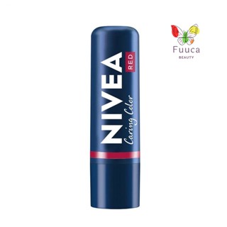 Nivea นีเวีย ลิป แคร์ริ่ง คัลเลอร์ แซซซี่ เรด 4.8 กรัม ผลิตภัณฑ์บำรุงริมฝีปาก ใช้ได้ทุกวัน ริมฝีปากชุ่มชื้น