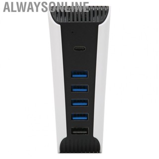 Alwaysonline 5Port USB Hub For PS5 5 In 1 USB HighSpeed Expansion Hub  USB Expansion