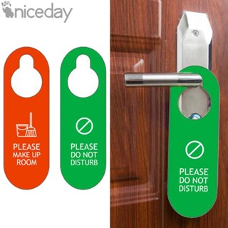 #NICEDAY-Hanging Doorplate Board Bulletin Disturb Sign Do Not Hanger Label Pendant