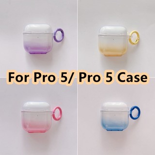 【imamura】เคสหูฟัง แบบนิ่ม ไล่โทนสี สําหรับ Pro 5 Pro 5 Mini