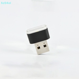 Xo94ol โคมไฟ LED USB สําหรับตกแต่งภายในรถยนต์ 1 ชิ้น