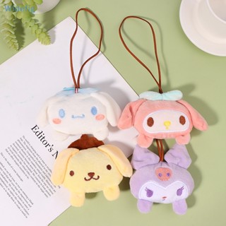 Widefig สติกเกอร์พวงกุญแจ จี้ตุ๊กตา Sanrio Cinnamoroll Melody Kulomi น่ารัก กันหาย สําหรับตกแต่งกระเป๋า