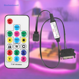 [ElectronicMall01.th] ใหม่ รีโมตควบคุม 5V RF ใช้แบตเตอรี่ 2.4G LED สําหรับคอมพิวเตอร์