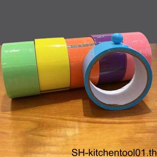 (CD) ม้วนเทปกาว หลากสีสัน สําหรับตกแต่งเกม 6 ชิ้น