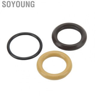 Soyoung Oil Pump O Ring Kit  Rubber High Pressure Seal 3pcs Durable 3C3Z 9G804 AA for Car