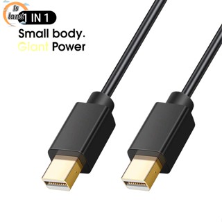 【IS】สายอะแดปเตอร์ Mini Dp 4k Hd Video Cable Mini Dp To Mini Dp Displayport Cable Dp สําหรับคอมพิวเตอร์โน๊ตบุ๊ค 4k Monitor