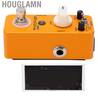 Houglamn Electric Guitar Effector  Distortion Pedal Punchy Wider Gain Range 3 Modes DC 9V Low Noise Classic Rock with  for Bass