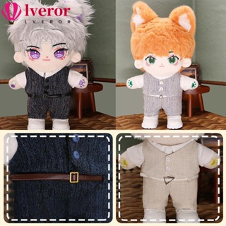 LVEROR เข็มขัดคาดเอว หลายสไตล์ น่ารัก สําหรับตุ๊กตา เสื้อผ้า 2 ชิ้น