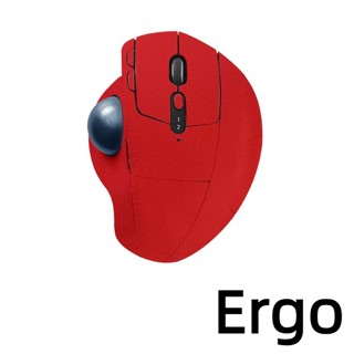 Suitable for Logitech Ergo mouse anti-slip stickers wear-resistant all-inclusive dust-proof sweat-absorbing Alcantara material film