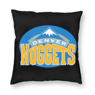 ปลอกหมอน พิมพ์ลาย Denver Nuggets DEN สําหรับตกแต่งบ้าน