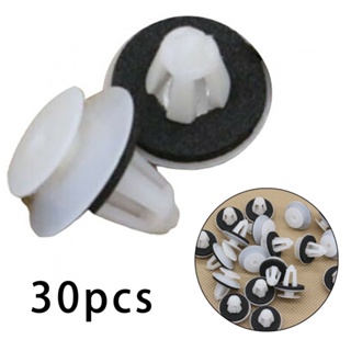 ⚡READYSTOCK⚡Fastener Clips With Sealer 30 Pcs For Mercedes R129 W202 W203 W211 Plastic Trim