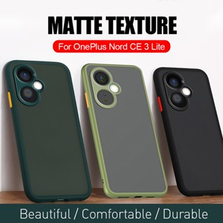 เคสมือถือ แบบแข็ง เนื้อแมตต์ กันกระแทก สําหรับ Oneplus Nord CE 3 Lite One Plus NordCE3 Light CE3 3Lite 2023