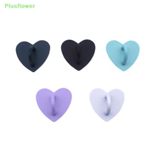 (Plusflower) ใหม่ ตะขอโลหะ รูปหัวใจ สําหรับติดเคสโทรศัพท์มือถือ