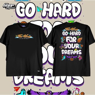 THE HOOP APPAREL GO HARD GRAPHIC COTTON TSHIRT FOR MEN AND WOMEN