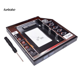 Turbobo ถาดแคดดี้ฮาร์ดดิสก์ออปติคอล 9.5 มม. 2.5 นิ้ว SATA 3.0 HDD SSD