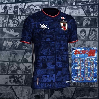 เสื้อกีฬาแขนสั้น ลายทีมชาติฟุตบอล Jersey Jepun 2023 Japan Jersey World Cup 2023