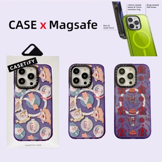 Casetify【disney Dwarfs】เคสโทรศัพท์มือถืออะคริลิค TPU ลายช้าง ประดับกลิตเตอร์ สําหรับ iPhone 12 13 14 Pro Max