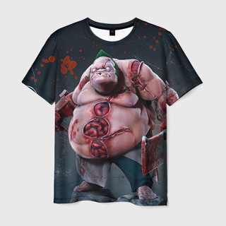 เสื้อยืด พิมพ์ลาย "Pudge" 3 มิติ สําหรับผู้ชาย