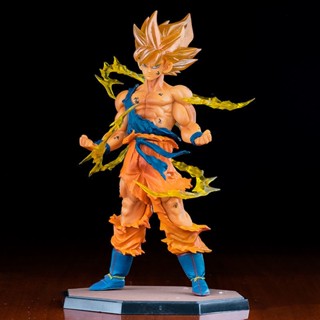 โมเดลฟิกเกอร์ PVC รูปปั้น Dragon Ball Z Actions Goku Super Saiyan ขนาด 6.3 นิ้ว 17 ซม. สําหรับเก็บสะสม วันเกิด